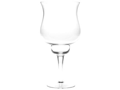 Γυάλα Κηροπήγιο Με Πόδι 25 cm