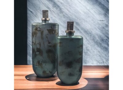 BLUE IDEA-a Διακοσμητική Γυάλινη Μποτίλια