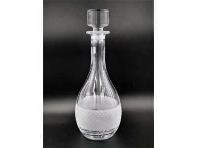 DOM21M Καράφα Γάμου Κρυστάλλινη Ματ Μοτίβο 1000ml