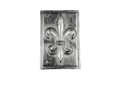 Διακοσμητικό μεταλλικό κουτί fleur-de-lis.