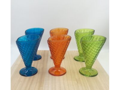 Σέτ 6 τεμαχίων μπολ παγωτού HELL χρωματιστά