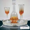 SET_4TEM_GAMOU_KRISTALLINO_XROMA_PORTOKALI_DOMUMART_DOM2022SETP-1.jpg Σετ Κουμπάρου 4 Τεμαχίων Κρυστάλλινα Μελί Χρώμα DOMA2SET