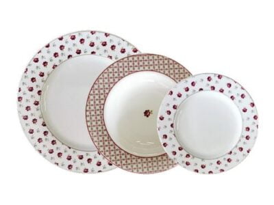 Σετ Πιάτα Φαγητού 20 Τεμαχίων Πορσελάνη BAVARIA AB-722