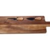 Πλατώ Τυριών Acacia Ξύλινο & 2 Εργαλεία Τυριών Cryspo trio 52cm 01.00.306
