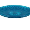 Castello Blue Πιατέλα-Φρουτιέρα Γυάλινη βαθιά Μπλε 32 x 4 εκ