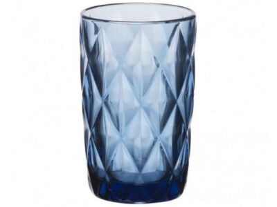 Ποτήρια Νερού / Αναψυκτικού Μπλέ Χρώμα Σετ 6 Τεμαχίων KARE BLUE 330ml.