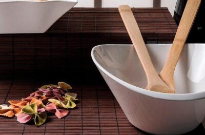 Σαλατιέρα Πορσελάνης Λευκή Cryspo Trio Round 26 εκ. – Κλασικό Design για Καθημερινή Χρήση