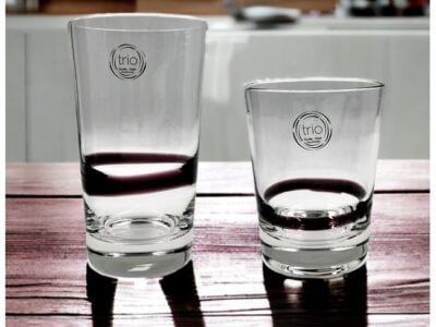 Σετ 12 ποτήρια Φυσητό Χειροποίητο Γυαλί HAYMAN Amethyst