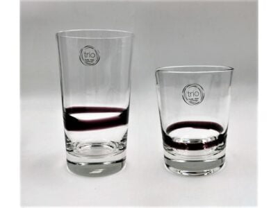 Σετ 12 ποτήρια Φυσητό Χειροποίητο Γυαλί HAYMAN Amethyst