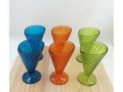 Σέτ 6 τεμαχίων μπολ παγωτού HELL χρωματιστά