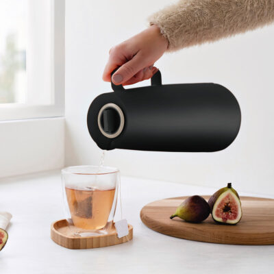 Θερμός Κανάτα 1Lt Exata Black Tramontina Γυαλί