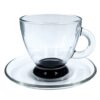 koupa_cappuccino_glass_black_colors_me_piataki_domumart_DOM22196_225ml