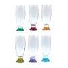 Σέτ Ποτήρια Cocktails Χρωματιστά Γυάλινα MYKONOS MULTICOLORE Domumart 310 ml (6 τμχ )