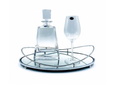 diskos_gamou_oval_silver_me_40cm_patra_domumart_KRD018S