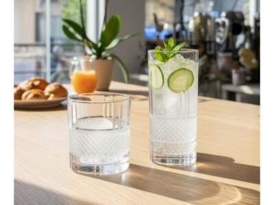 Ποτήρι Νερού & Cocktails Γυάλινο 340ml – Luxurious Design