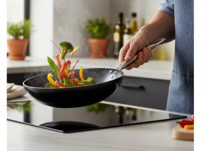 WOK Αντικολλητικό 28cm με Μεταλλική Λαβή – Max.Home