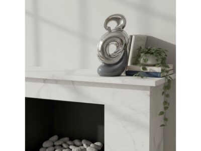 keramiko-diakosmitiko-grey-asimi-K7713B-patra-domumart-28x15x12cm