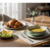 SET-PIATA-PORSELANH-18-TEM-MOOD-GREEN-domumart